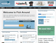 Tablet Screenshot of fisharound.net